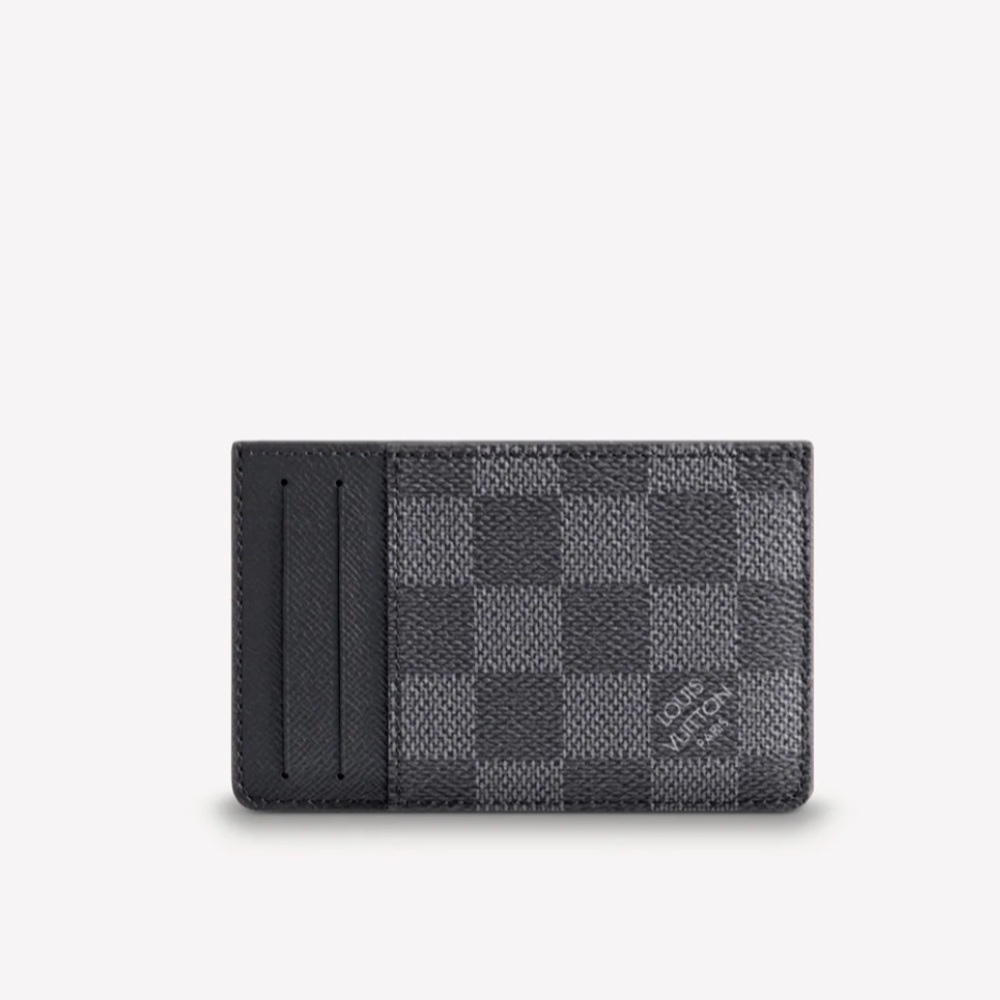 Men’s LV NEO CARD HOLDER Damier Graphite Canvas